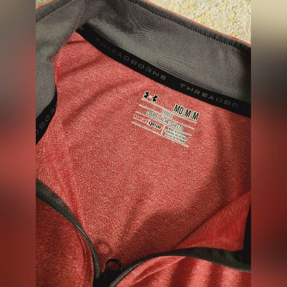 Under Armour Threadborne HeatGear Loose 1/4 Zip - Picture 4 of 6